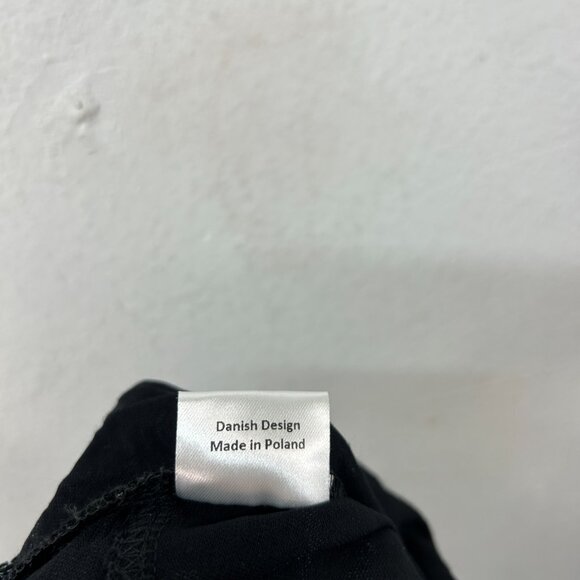 My Soul ladies pants small black white Danish lagonlook boho relaxed Art to wear - Picture 4 of 13